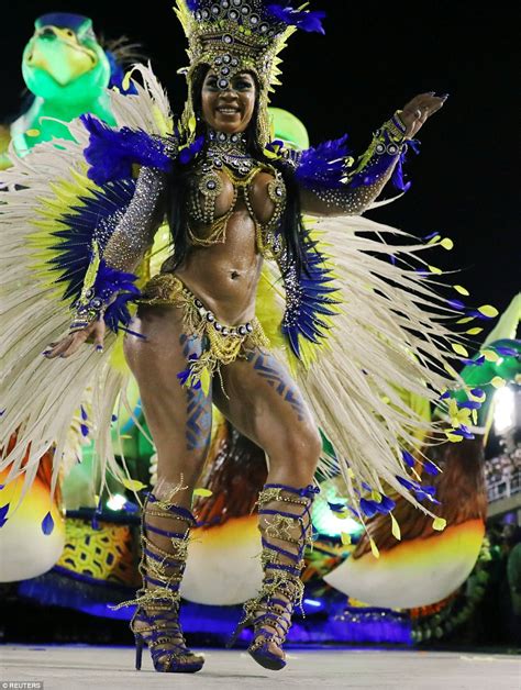 Rio dancers flash the flesh as carnival enters fourth day | Daily Mail ...