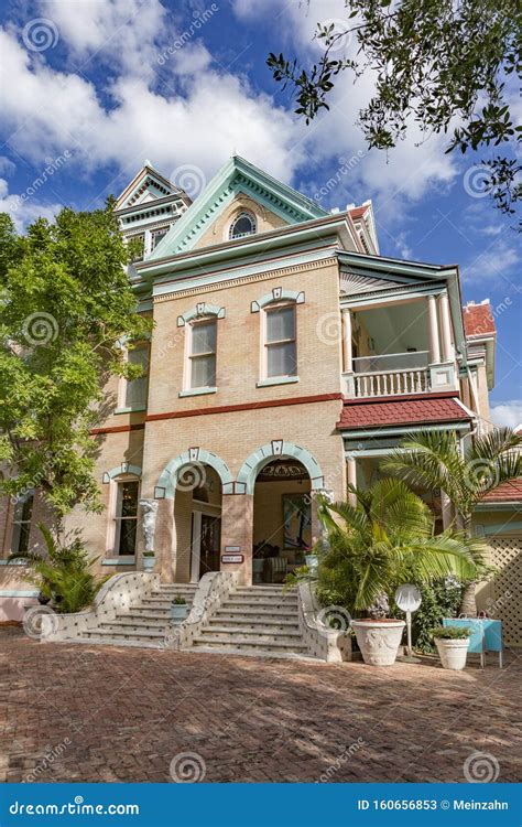 Old Heritage Hotel Southernmost Point Guest House in Key West Editorial ...