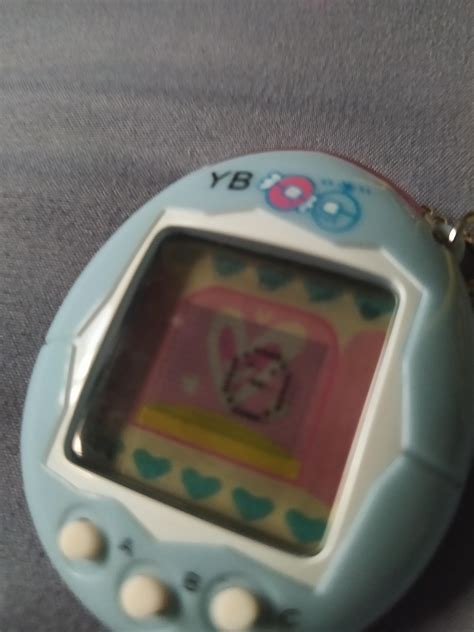 I had found this tamagotchi toy that I used to play with when I was a ...