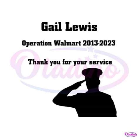 Gail Lewis Operation Walmart SVG - Oladino