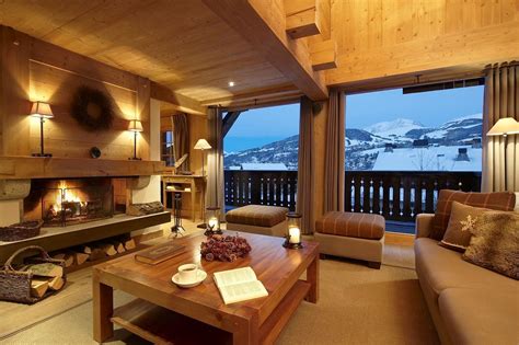 Cozy Chalets With The Most Amazing Fireplace Gathering Spaces