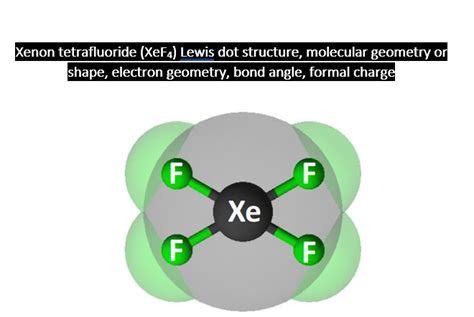 XeF4 Lewis structure, Molecular geometry, Bond angle, Shape