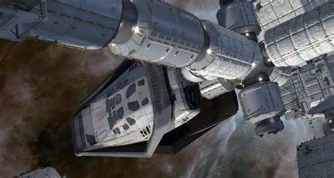 Film Sketchr: Soaring INTERSTELLAR Spaceship Concept Art by Steve Burg