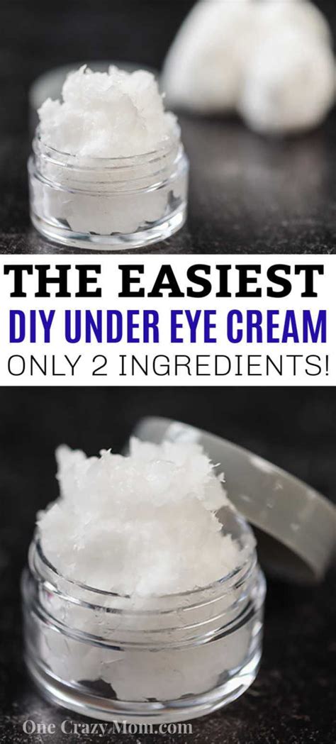 the best diy under eye cream only 2 ingredients