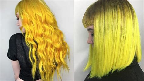 Neon Yellow Hair Is The New Colour You're Going To Want To Try | Yellow hair, Hair, Hair styles