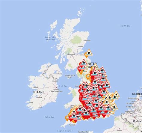 UK flood warnings: DANGER to life flood alerts in place - is your area affected? | Weather ...