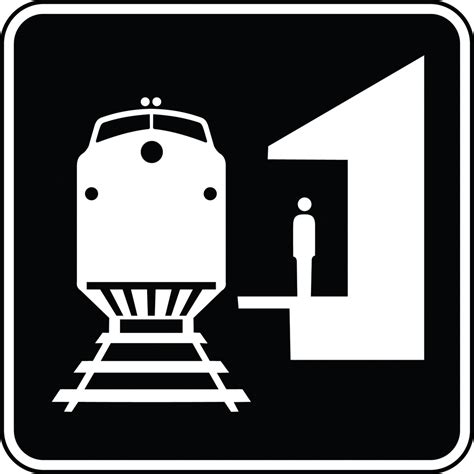 Train Station, Black and White | ClipArt ETC