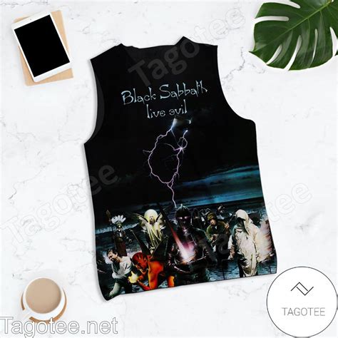 Black Sabbath Live Evil Album Cover Tank Top - Tagotee