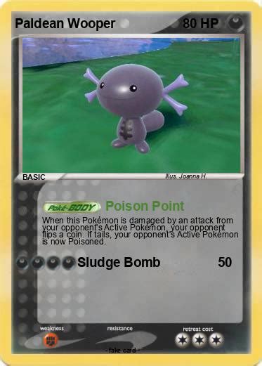 Pokémon Paldean Wooper - Poison Point - My Pokemon Card