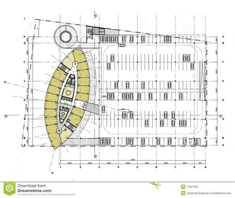 Building floor plan | Небоскребы, Планировки, Стоянка