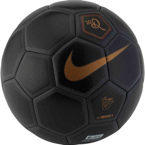 Nike 10R Menor X Training Soccer Ball - Black/Metallic Gold - SoccerPro