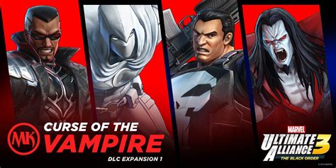 Marvel Ultimate Alliance 3: The Black Order DLC ‘Expansion 1: Curse of the Vampire’ launches ...