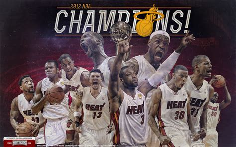 Miami Heat 2012 Champions Team Wallpaper by IshaanMishra on DeviantArt