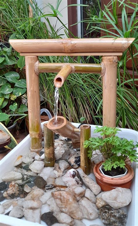 Torii Shishi Odoshi Mini Fountain Indoor/outdoor Fountain Japanese ...