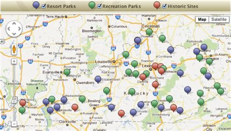 Kentucky State Parks Map - Map Of Zip Codes