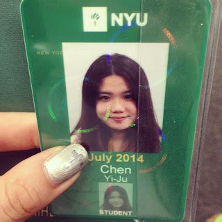 The American College Experience: ID card of NYU