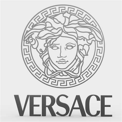 Versace Logo - 3D Print Model by 3d_logoman