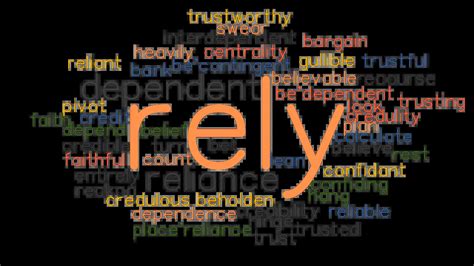 RELY: Synonyms and Related Words. What is Another Word for RELY? - GrammarTOP.com