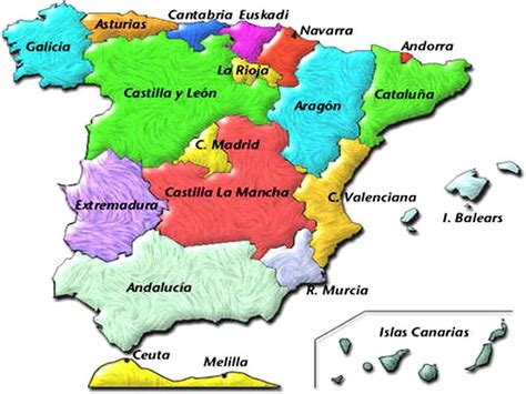 2º E.S.O: MAPA POLÍTICO DE ESPAÑA | Blog de Ciencias Sociales