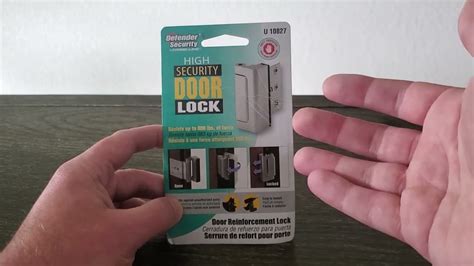 Defender Security Door Lock for Home Security - Review & Installation ...