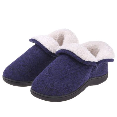 VONMAY - Women's Fuzzy Slippers Boots Memory Foam Booties House Shoes ...