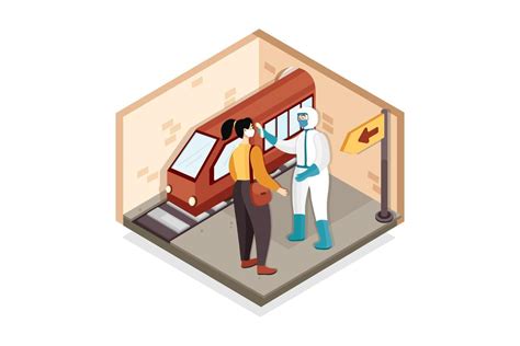 Social Distance Illustration concept. Flat illustration isolated on ...