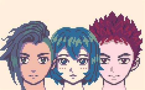 Pixelblog - 29 - Anime Faces and Hair — SLYNYRD