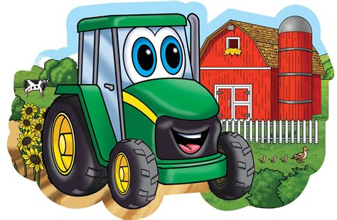 Cartoon John Deere Tractor Clipart | Free download on ClipArtMag