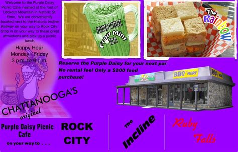 The Purple Daisy Picnic Cafe - Chattanooga TN Daisy Cafe, Picnic Cafe, Picnic Lunches, Purple ...