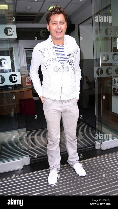 Winner Brian Dowling of Ultimate Big Brother 2010 outside the BBC Radio One studios London ...