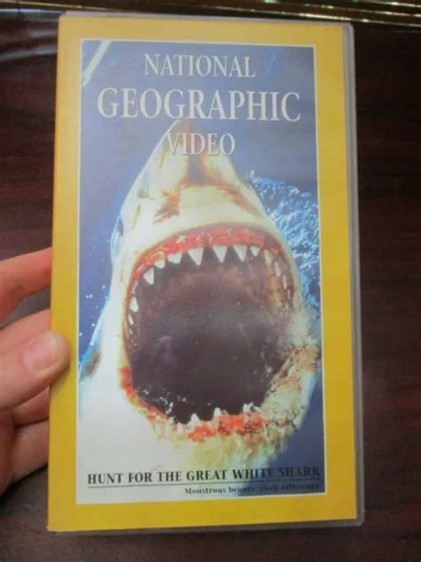 NATIONAL GEOGRAPHIC HUNT for the Great White Shark VHS Video Tape $6.15 - PicClick