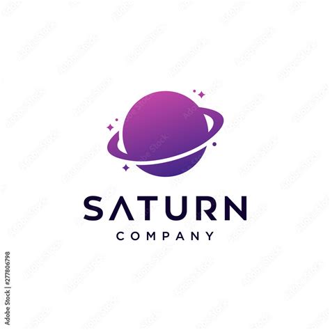 Saturn Planet Logo