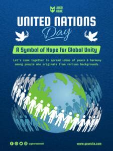 United Nations Day Poster Templates: Free Customizable United Nations Day Poster Templates by AI