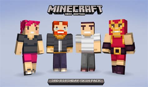 Celebrate Minecraft: Xbox 360 Edition's birthday with some free skins ...