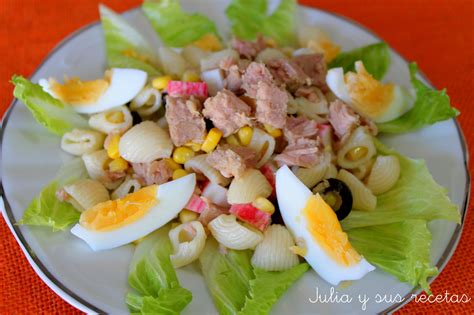 Ensalada de pasta con atún (3.7/5)