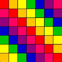 Rainbow squares - Abstract gif avatar