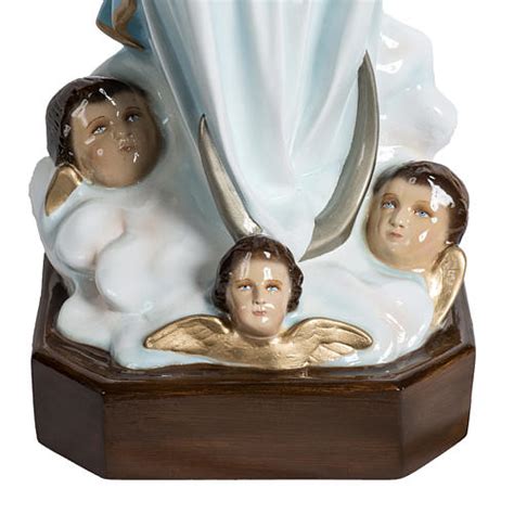 Mary of the Assumption 100cm marble statue painted | online sales on HOLYART.co.uk