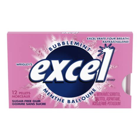 Excel Bubblegum Chewing Gum | Curious Candy