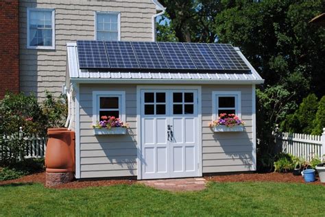 Sustainable Living Shed in a Midwest Suburb | Solar shed light, Shed ...