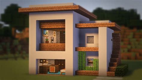 Minecraft Small House, Casa Medieval Minecraft, Modern Minecraft Houses ...