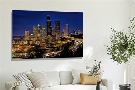 Seattle Skyline, 2015 - Canvas Wrap