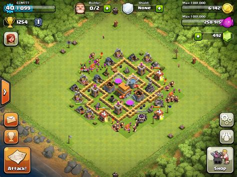 Image - TH5 Base Design.jpg - Clash of Clans Wiki