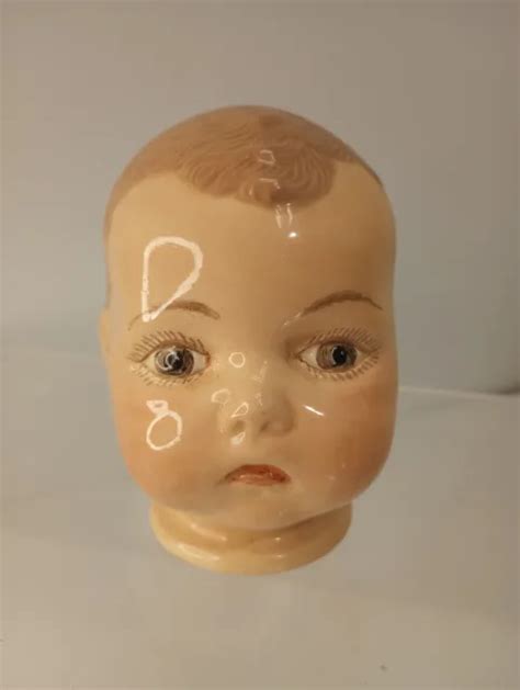 VINTAGE CERAMIC BABY Doll Head $19.99 - PicClick
