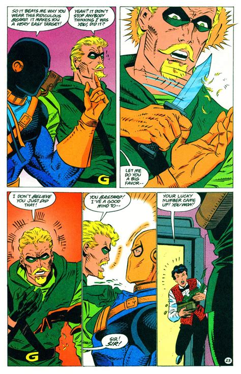 Green Arrow (1988) #85: How Deathstroke and Green Arrow's first rivalry ...