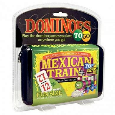 MEXICAN TRAIN TRAVEL DOMINOES SET DOUBLE 12 NUMBERS