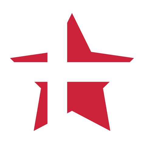 Flag of Denmark in design shape. Danish Flag. 25862683 PNG