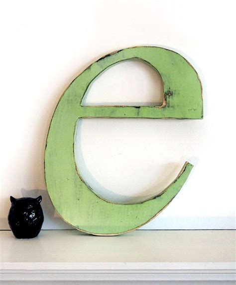 Letter E Wall Decor, Rustic Wall Letter, Large Wooden Letters, Dorm Room Decor, Apartment Decor ...