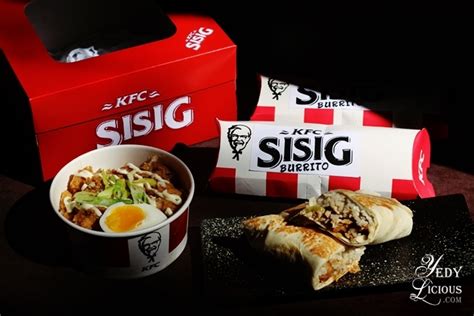 KFC Sisig Rice Bowl and KFC Sisig Burrito | YedyLicious Manila Food ...