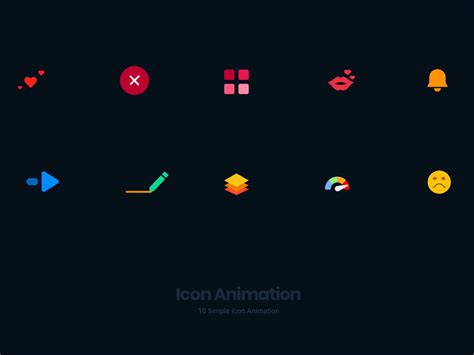 10 Free Figma Animated Icons by Suman Sil on Dribbble