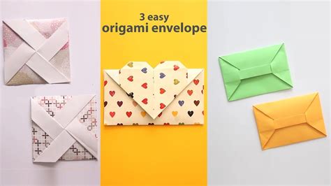 Origami Envelope Using A4 Paper – All in Here